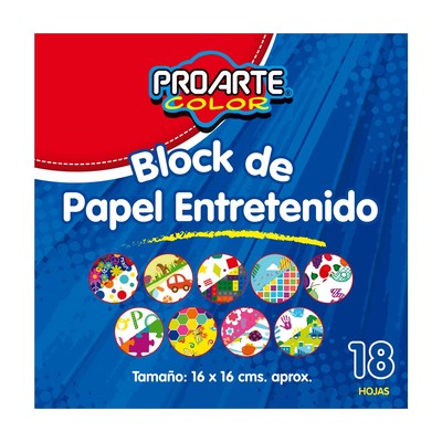 block papel lustre 16x16 origami 24 hojas