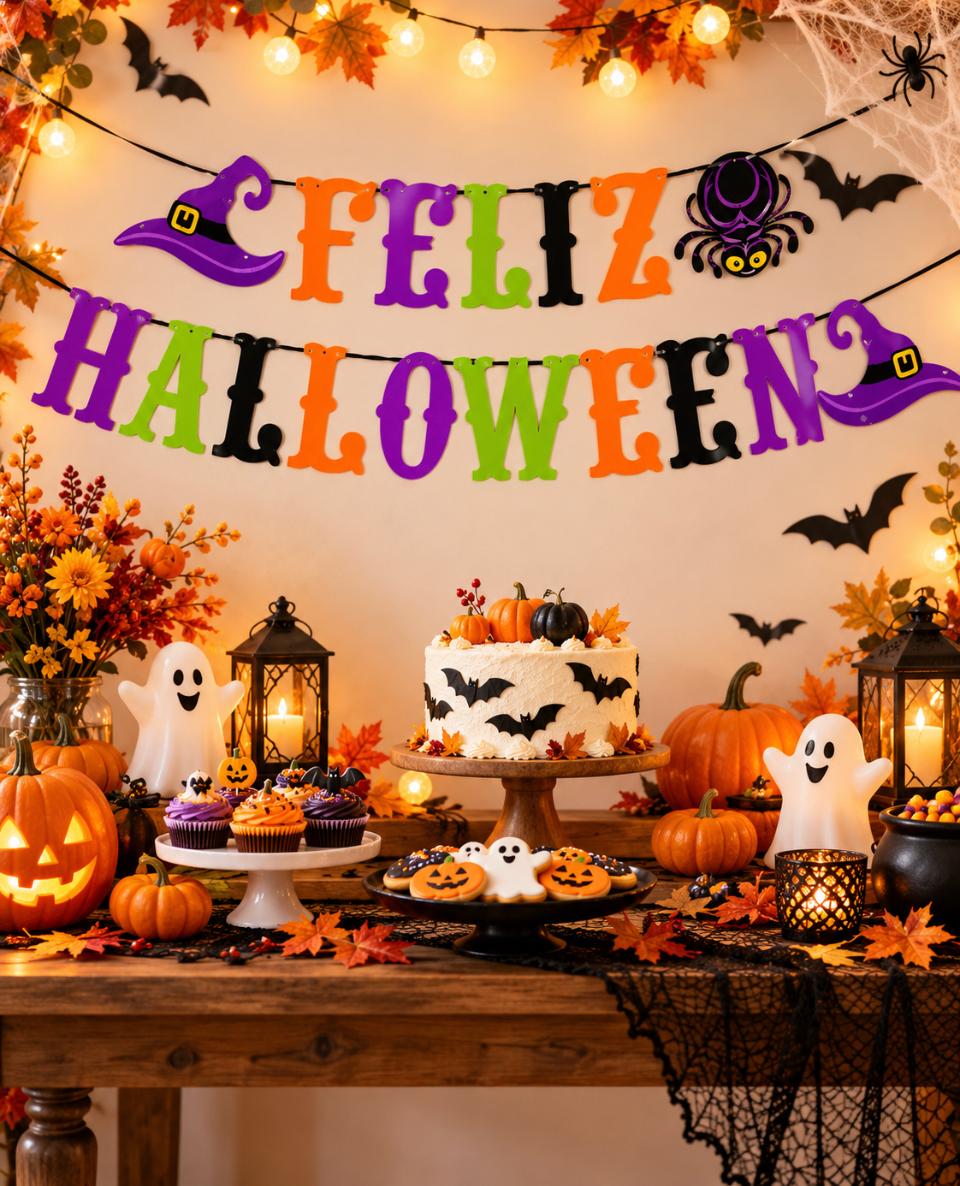 Guirnalda "Feliz Halloween" 2 mts.