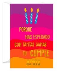 Tarjeta Cumpleaños Genérico