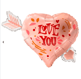 Globo Metálico Love You X 1 Uni
