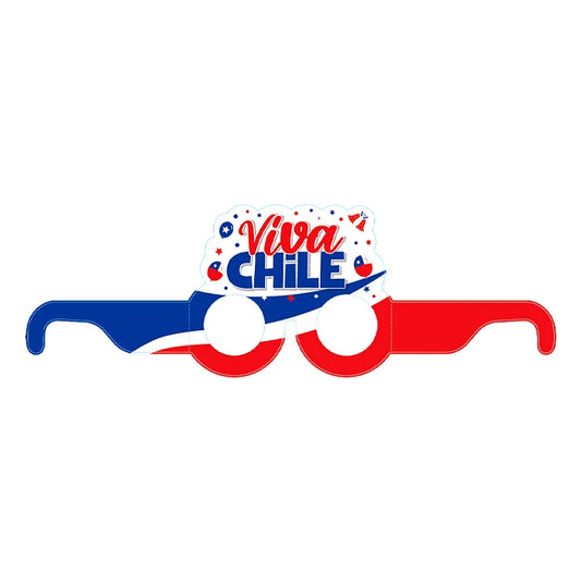Anteojos Viva Chile x 6 Uni.