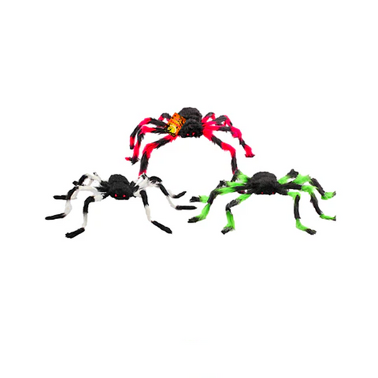 Araña Peluda Color Aleatorio Halloween x 125 Cm
