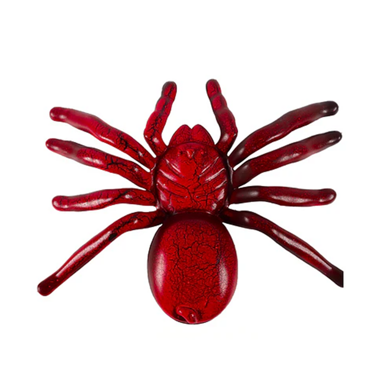 Araña Plastica Roja Halloween 11 x 20 cm x 1 Uni