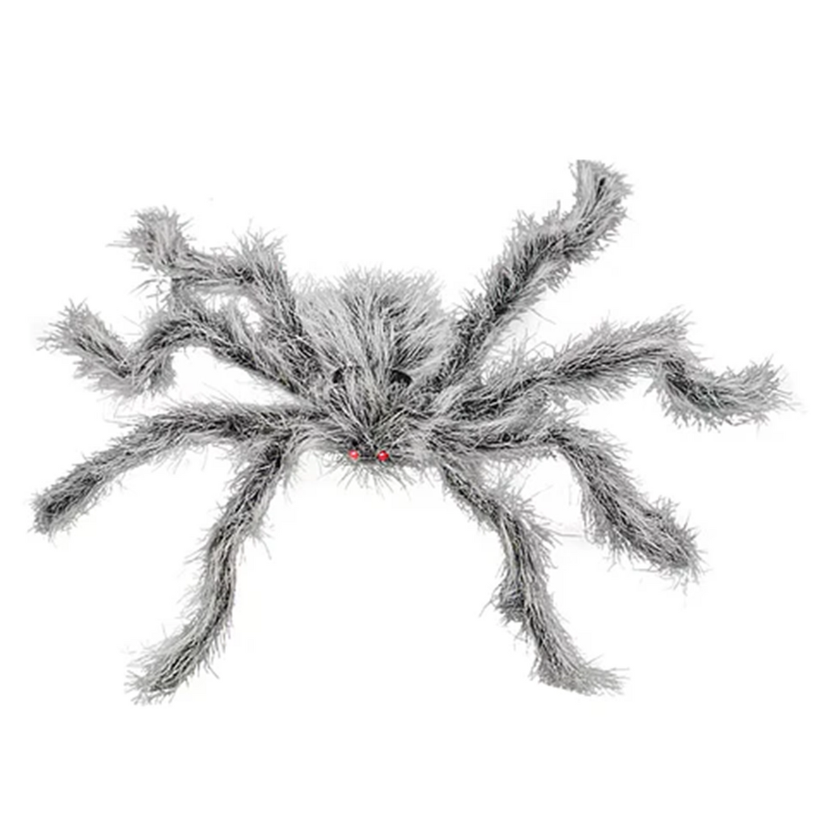 Araña Peluda Blanca Halloween x 60 Cm