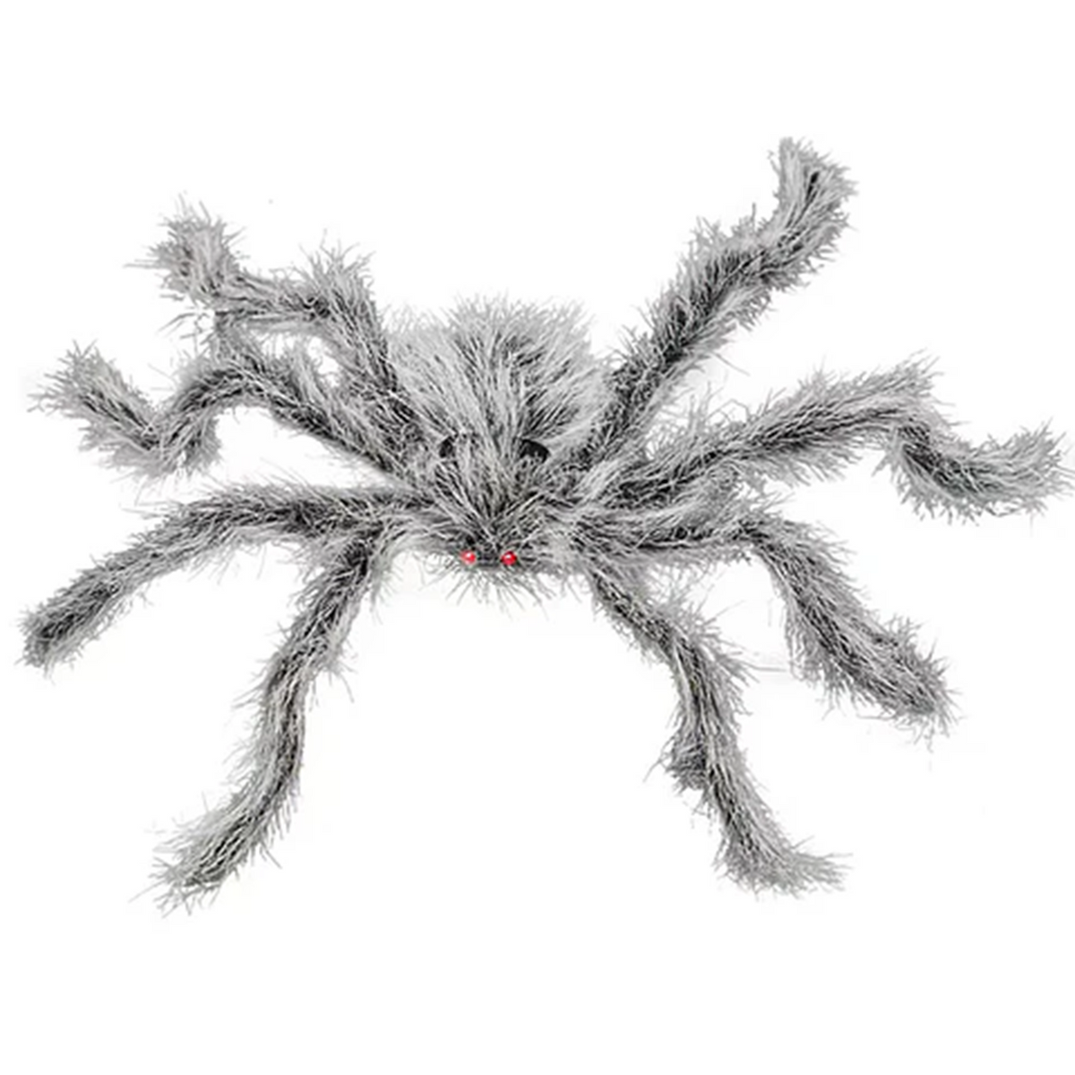Araña Peluda Blanca Halloween x 150 Cm