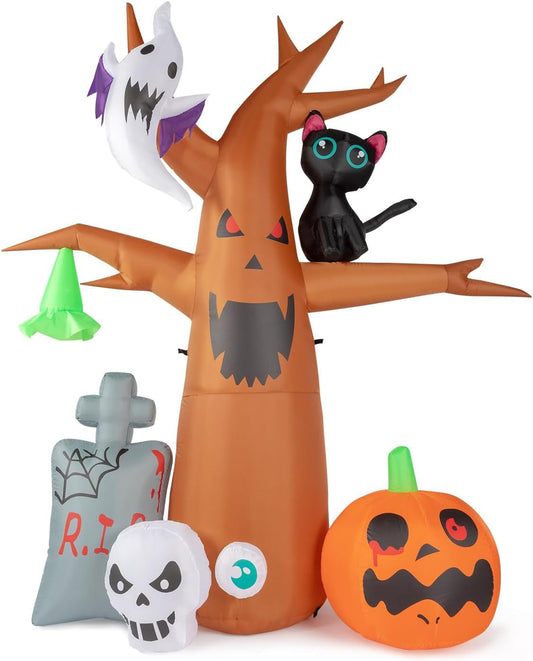 Deco Inflable LED Árbol Halloween