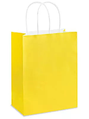Bolsas de papel Amarillas x 6 Uni.
