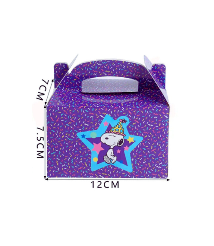 Cajas de Sorpresas Snoopy x 6 Uni.