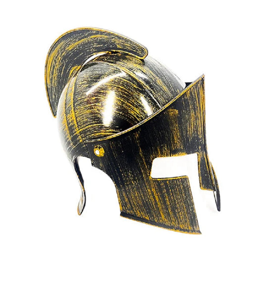 Sombrero De Casco Romano Máscara Dorado