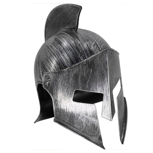 Sombrero De Casco Romano Máscara Plateado