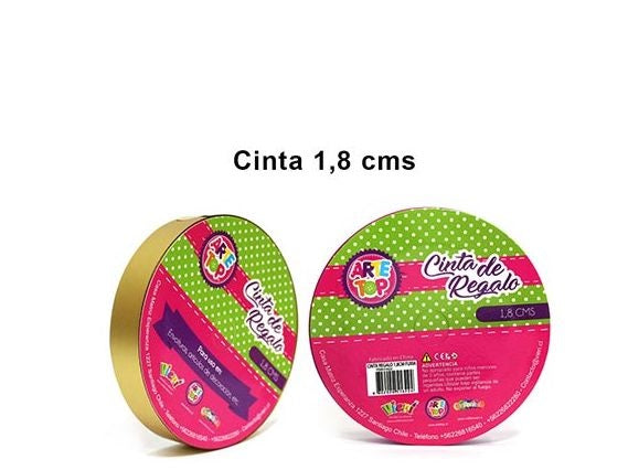 Cinta Regalo 1,8 CM Crome Golden