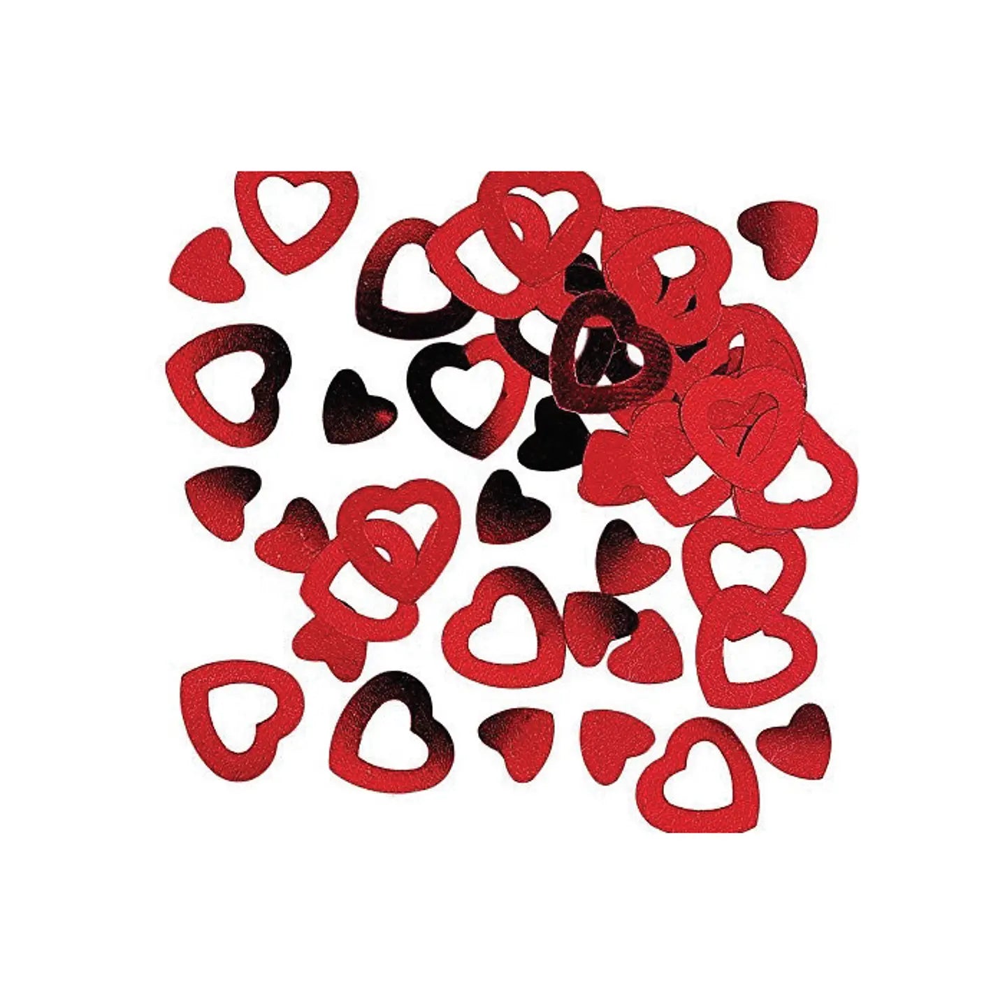 Confetti de Corazon en Color Rojo (15 Grs)