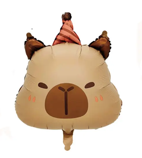 Globo Foil Capybara x 1 Uni.