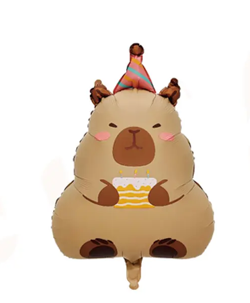 Globo Foil Capybara Cumpleaños x 1 Uni.