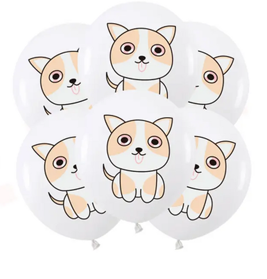 Set Globos de Perrito x 6 Uni.