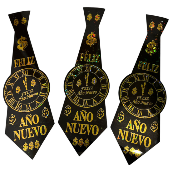 Corbata Año Nuevo X 6 Uni