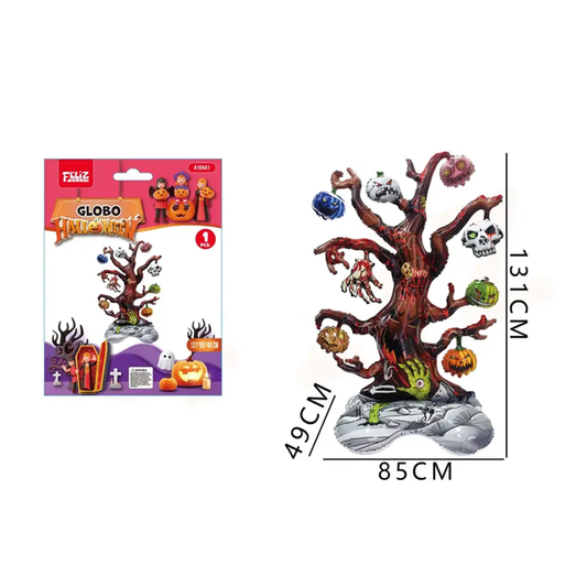 Globo Halloween Árbol Calabaza