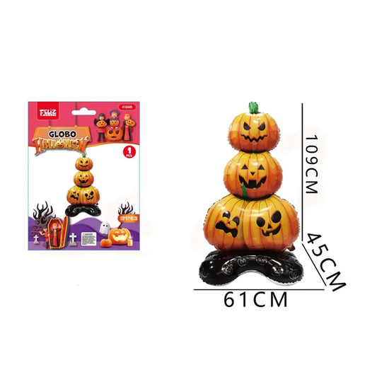 Globo Halloween Calabazas 109 x 61 x 40 cm