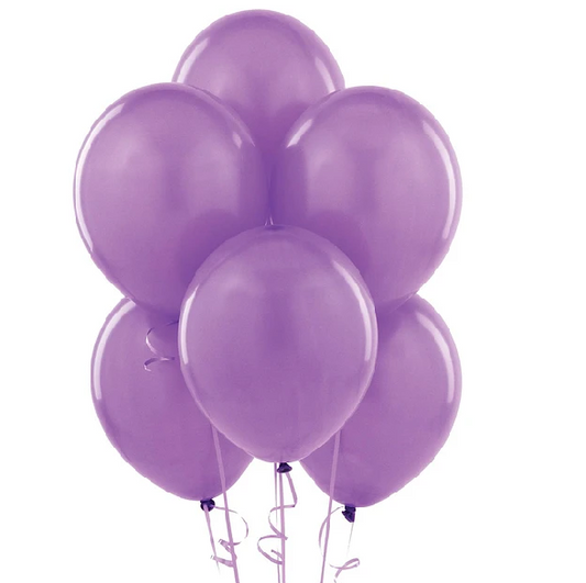 Globos Látex 9" Lila x 50 Uni.