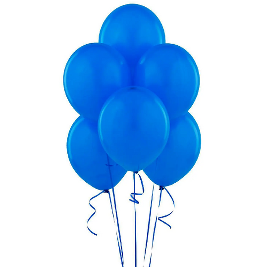 Globos Látex 9" Azul x 25 Uni.