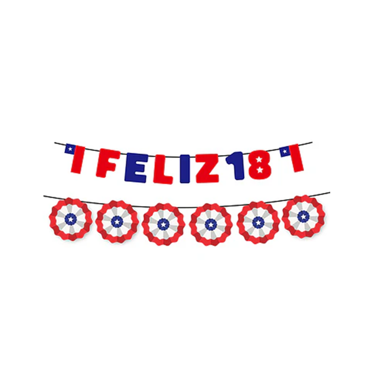 Guirnalda Feliz 18 x 5 mts