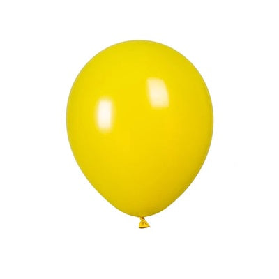 Globos Látex 9" Amarillo x 25 Uni.