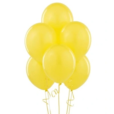 Globos Látex 9" Reutter Amarillo x 50 Uni