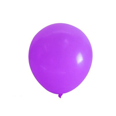 Globos Látex 9" Liso Morado x 25 Uni