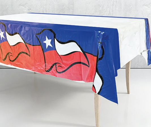 Mantel Banderas Chilenas x 1 Uni.