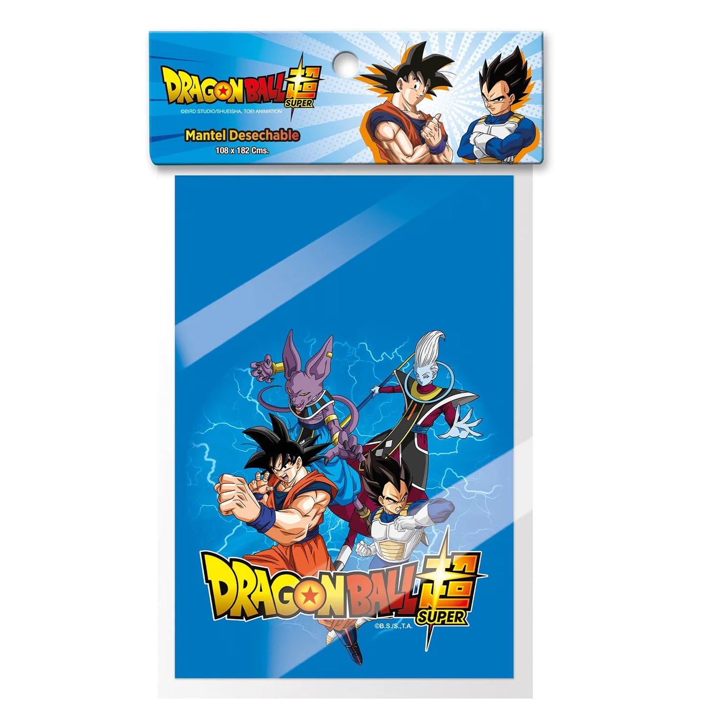 Mantel Rectangular Dragon Ball x 1 Uni