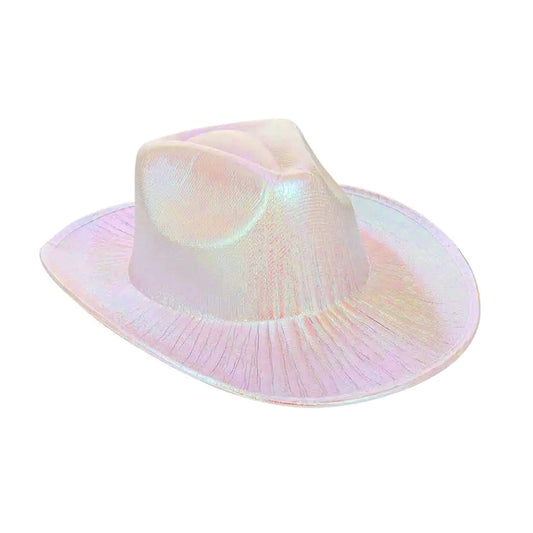 Sombrero De Gorro Vaquero Blanco Nacarado