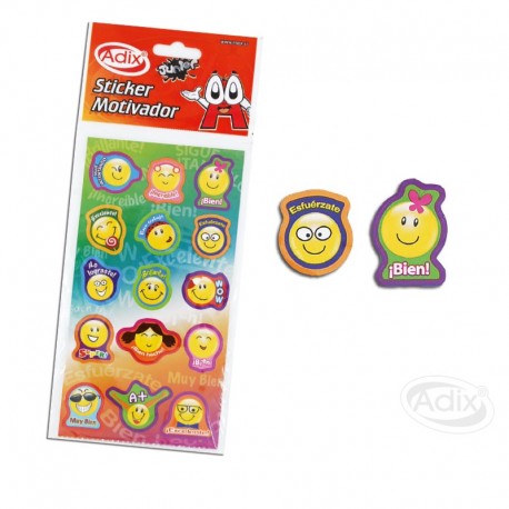 Stickers para motivar a los niños en tareas y trabajos SKU A510010