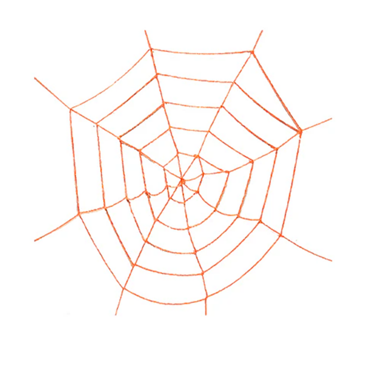Tela de Araña Naranja  180 cms..
