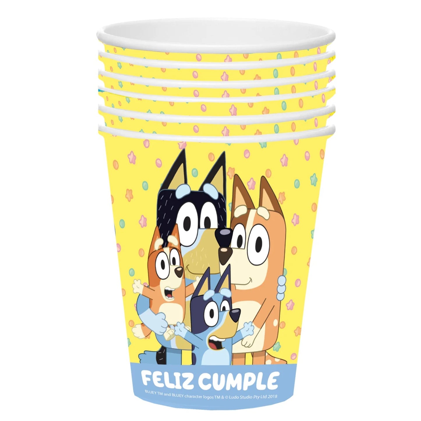 Vasos Polipapel Bluey