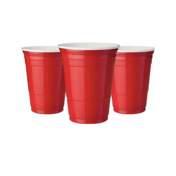 Vasos Plásticos Rojo 500 cc x 10 Uni