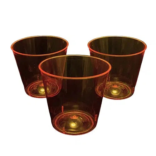 Vaso Shot Naranjo Acrilico x 30 Uni