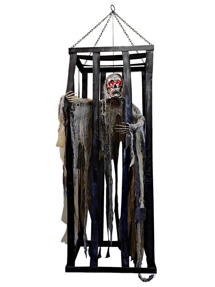 Esqueleto Enjaulado Animatronics 200 Cm X 1 Unidad