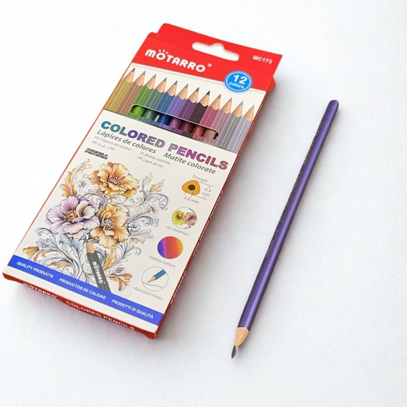 Lápices Colores Metalizados X 12 Uni