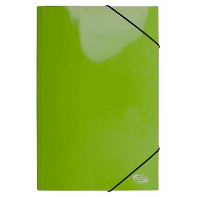 carpeta verde elastico adix png