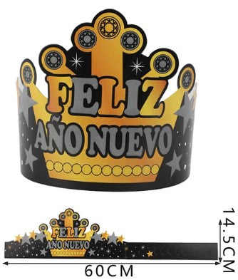 Corona Feliz Año Nuevo X 3 Uni