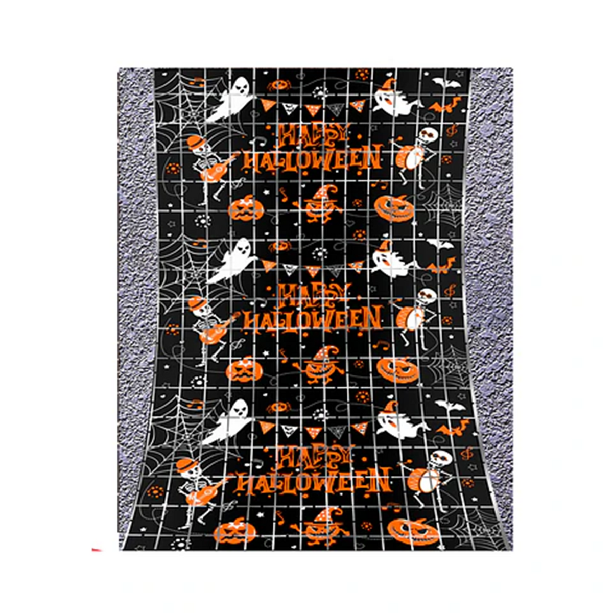 Cortina Halloween Esqueletos 100 x 200 cm