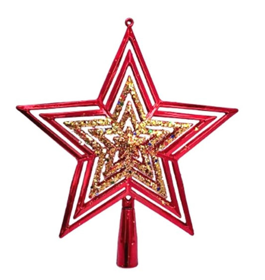 Estrella Navideña Roja 22 CM X 1 Uni