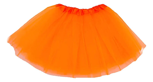 Falda Tutú Naranja X 1 Uni