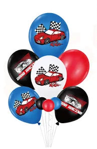 Set De 10 Globos de Autos x 1 Uni.