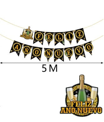 Guirnalda Feliz Año Nuevo X 1 Uni