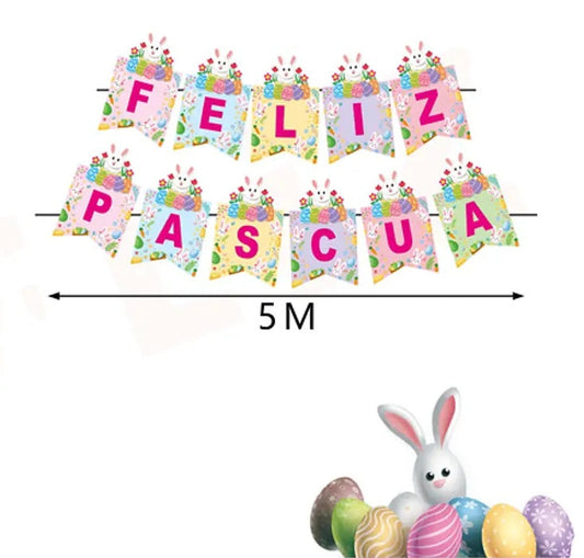 Guirnalda Feliz Pascua X 1 Uni