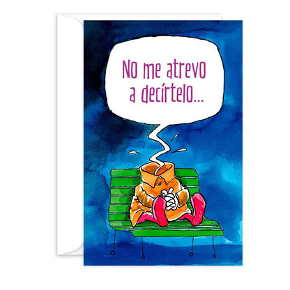 Tarjeta Amor No me atrevo