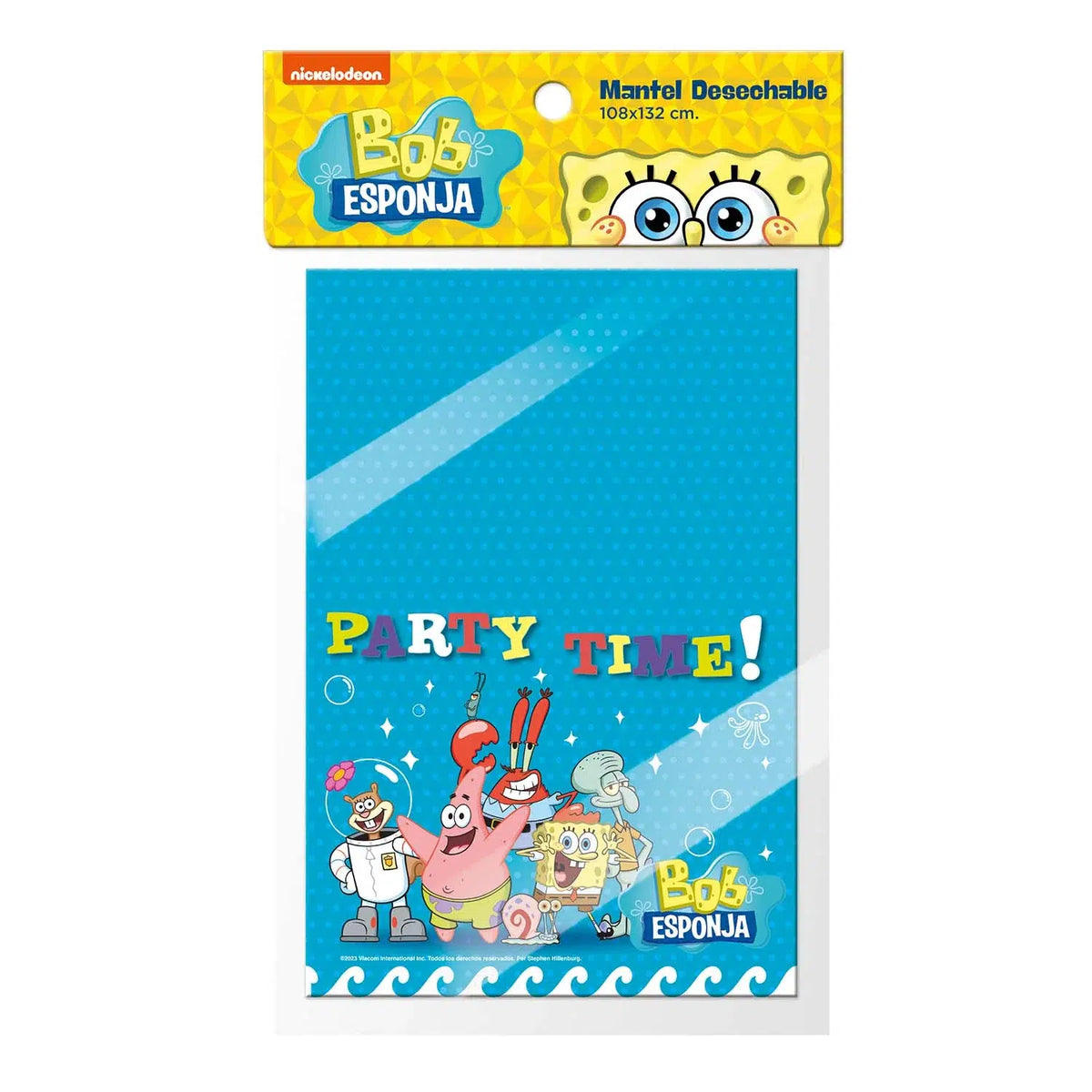 Mantel Rectangular Bob Esponja x 1 Uni