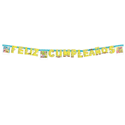Guirnalda Feliz Cumpleaños Bob Esponja