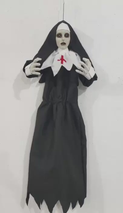 Monja Colgada Animatronics 120 cm x 1u.